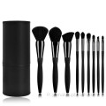 Étiquette privée black ensemble maquillage brosse en vrac